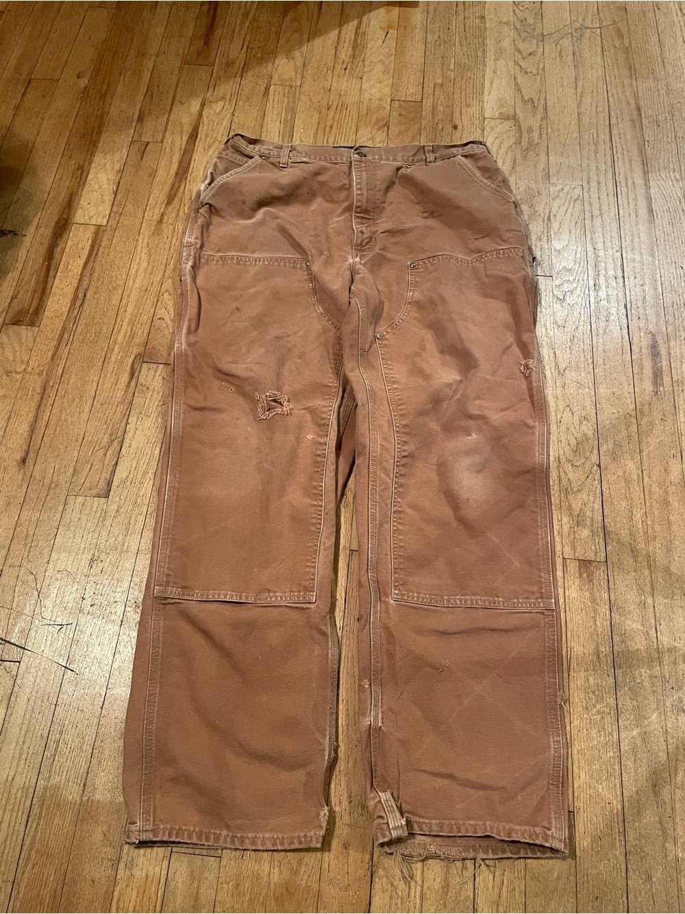 Carhartt Men's Cargo Pants in Rust Brown